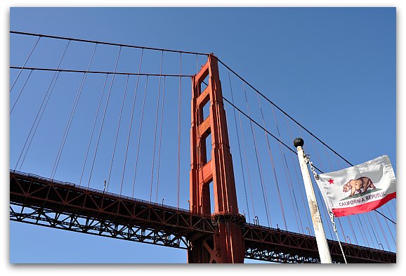 Red & White Cruising Under the Golden Gate Bridge