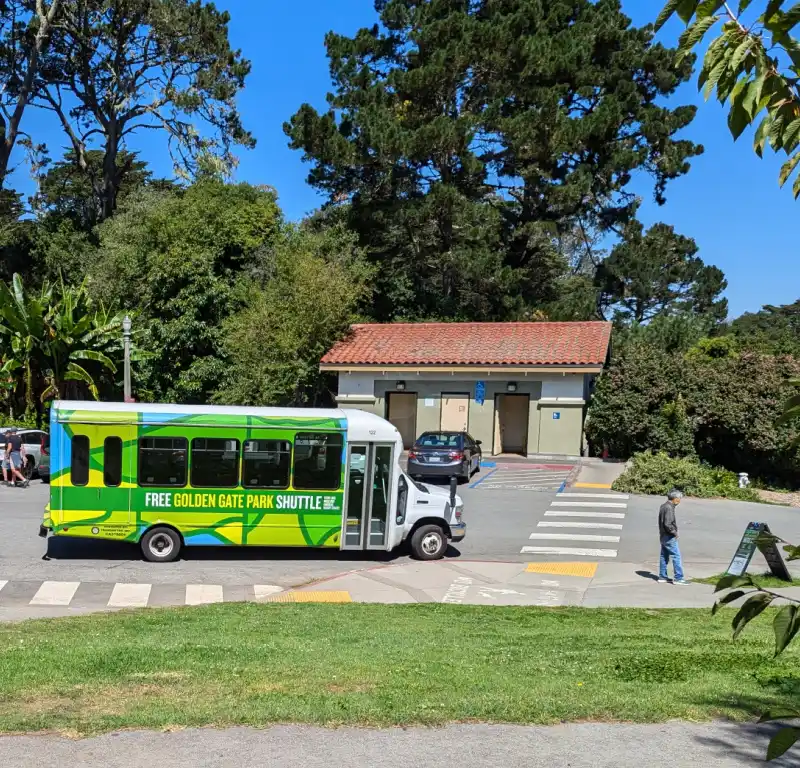 Restrooms near the boathouse