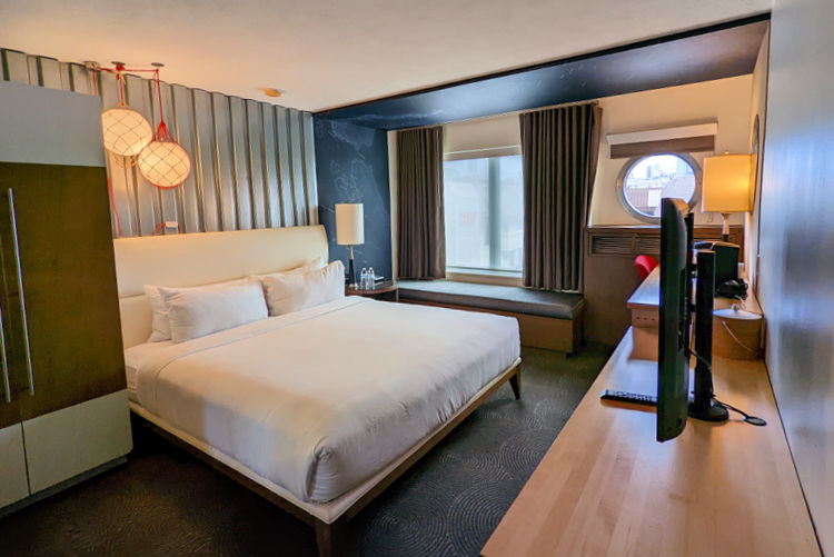 Room inside the Zephyr Hotel in Fisherman's Wharf