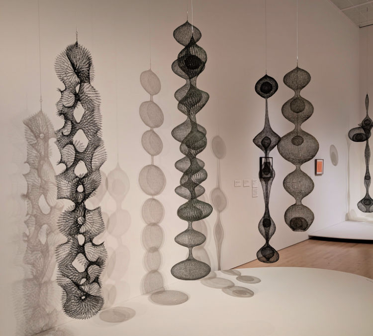 Ruth Asawa in April at the SF Museum of Modern Art Ruth Asawa in April at the SF Museum of Modern Art