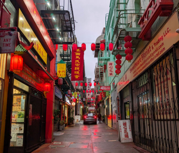 One of the alleys you will walk through on the Chinatown tours.