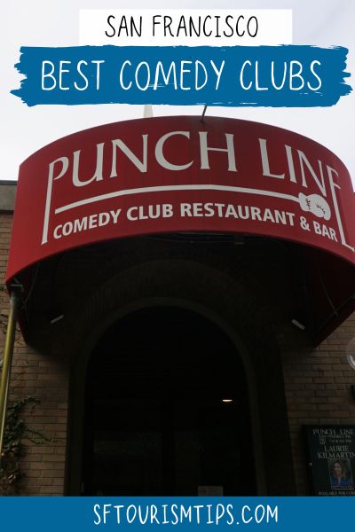 San Francisco Comedy Clubs Pin