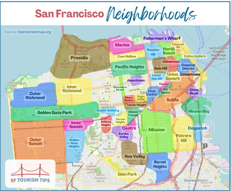 San Francisco Neighborhoods Map