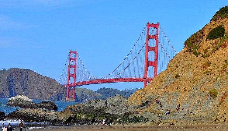 Golden Gate Bridge from Baker Beach