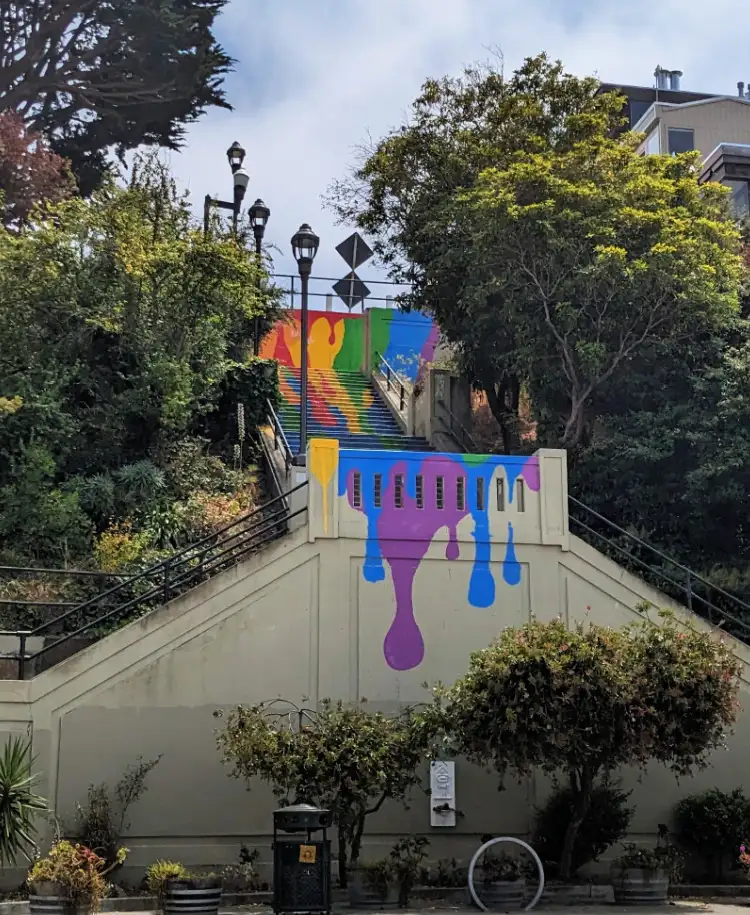 Sanchez Street Painted Steps