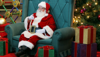 Santa in SF Santa in SF