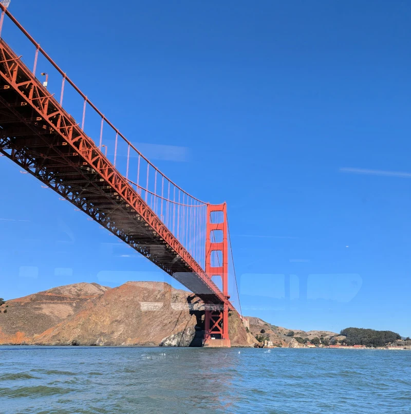 View from inside the SF Bay Cruise View from inside the SF Bay Cruise