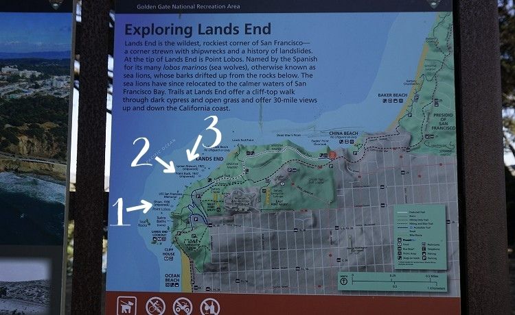 Shipwrecks at Lands End