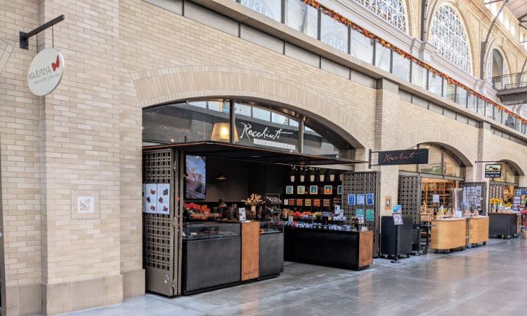 Shops inside the Ferry Building