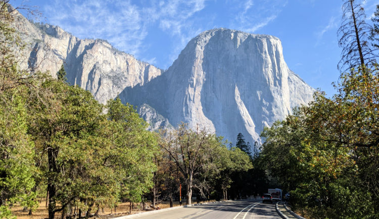 Side of El Capitan in Yosemite