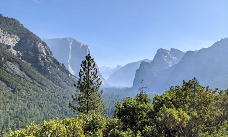 Smokey Day from Tunnel View