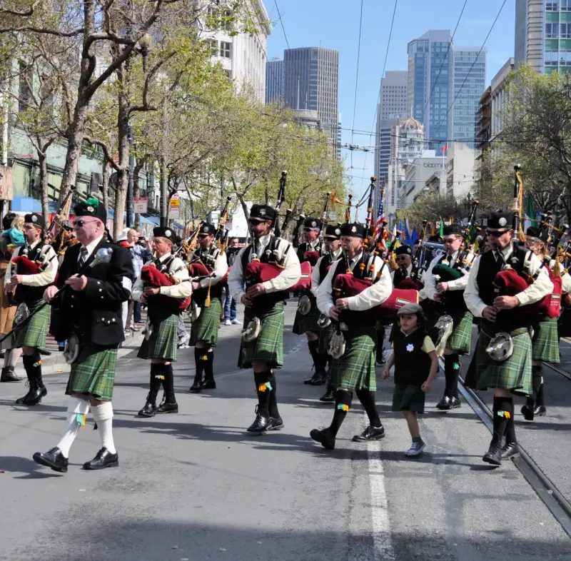 Saint Patrick's Day Parade in San Francisco