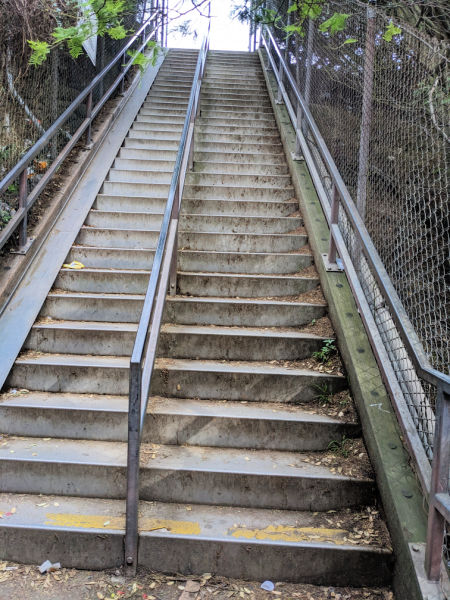 Steps Leading Up to Vista Point
