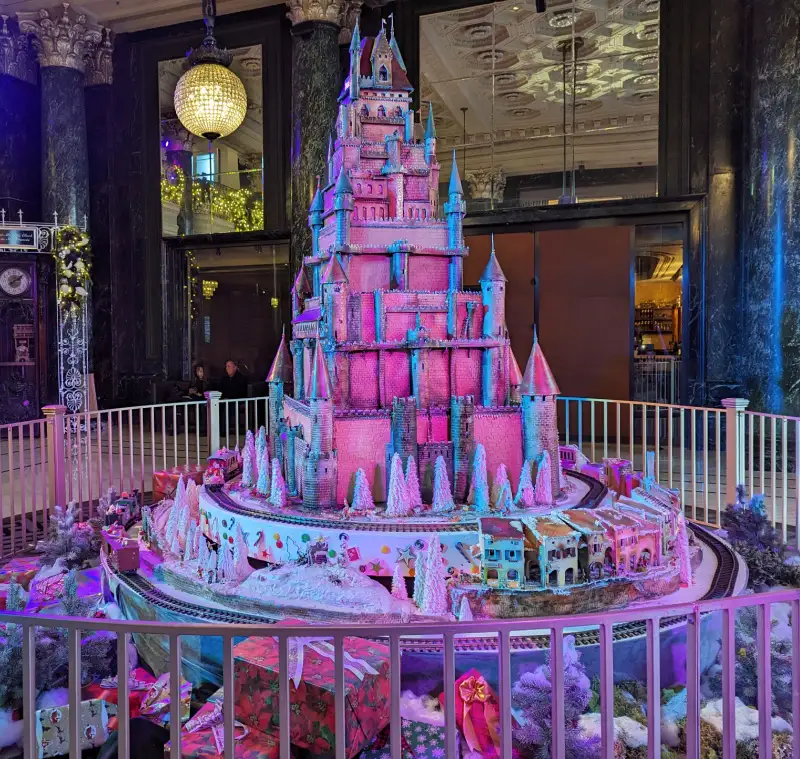 Pink Sugar Castle at the Westin St. Francis in San Francisco