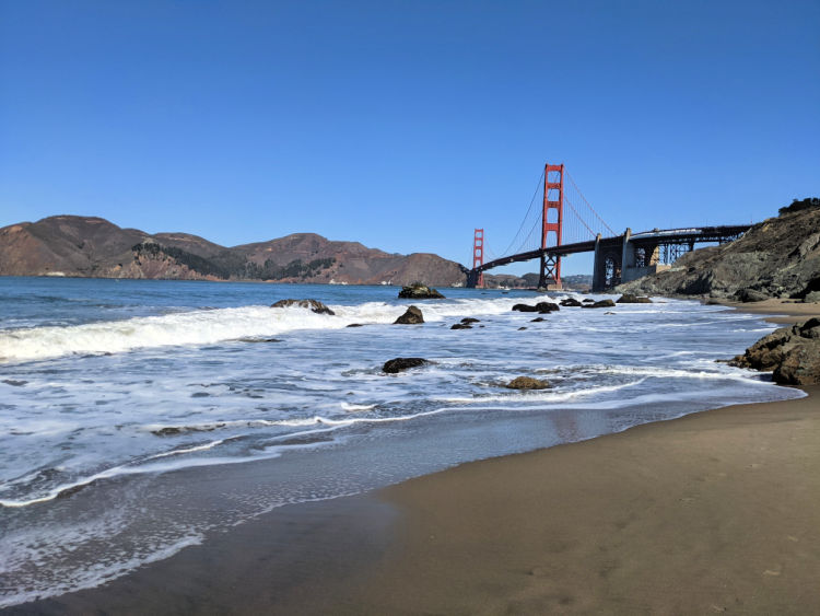 Sunny Day at Marshalls Beach