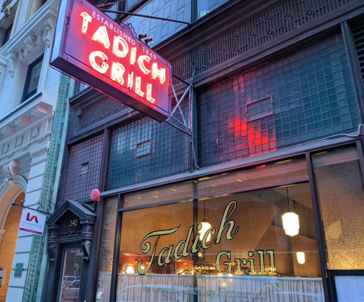 Tadich Grill in SF