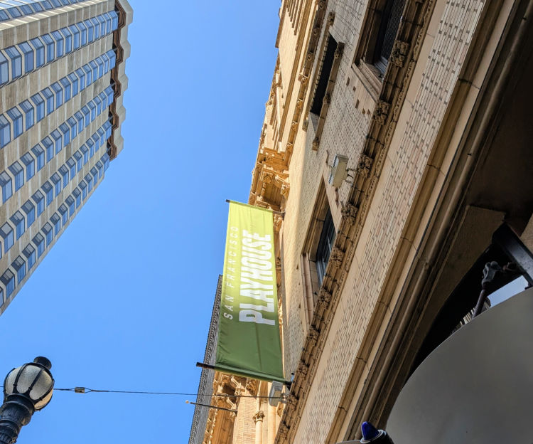 SF Playhouse sign outside
