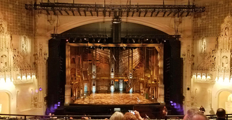 Theater performances at the Orpheum Theater in San Francisco