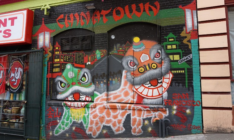 Mural in San Francisco's Chinatown