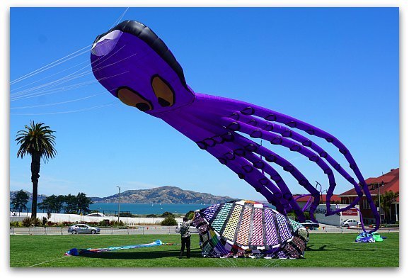 The annual kite festival in SF in June.
