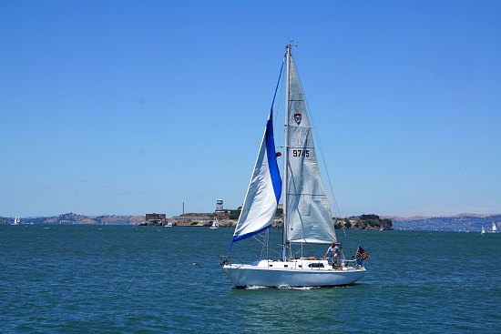Cruising around the SF Bay in September.