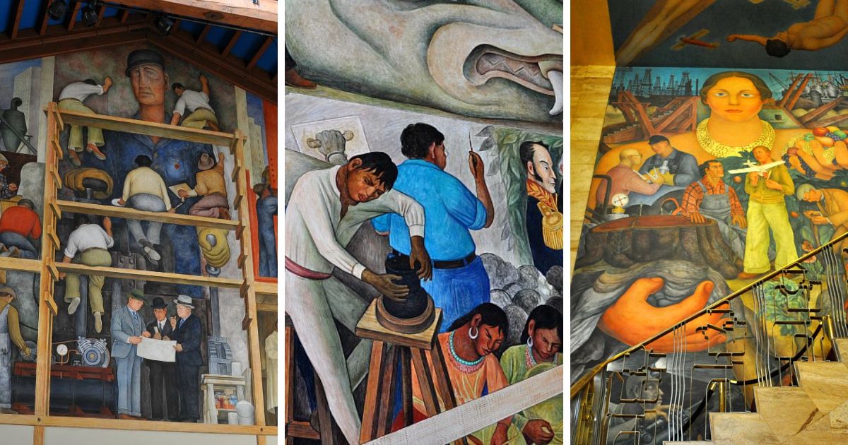 All three Diego Rivera pieces in San Francisco