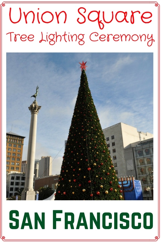 Union Square San Francisco Christmas Tree Lighting 2021