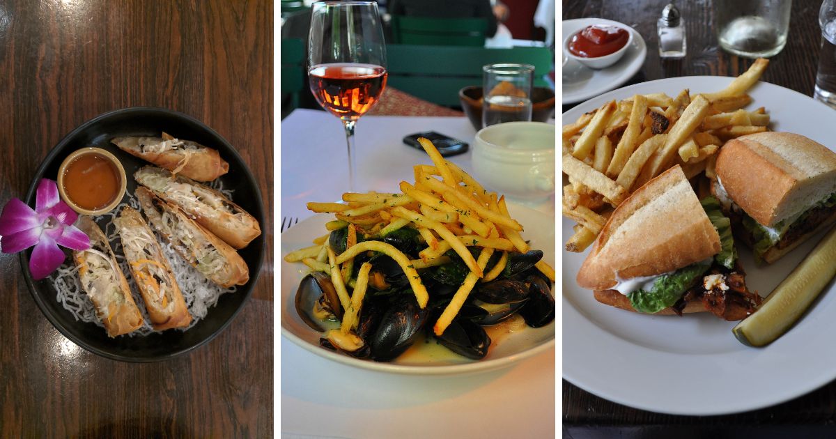 Dishes from restaurants around San Francisco's Union Square