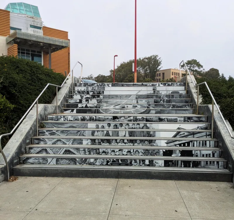 Unity Stairs at City College in San Francisco