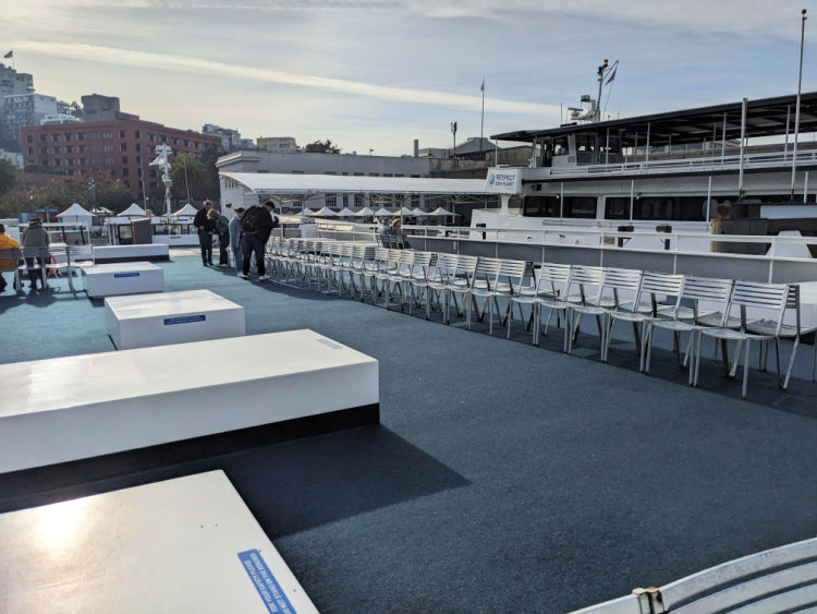 Upstairs Seating on the Ferry