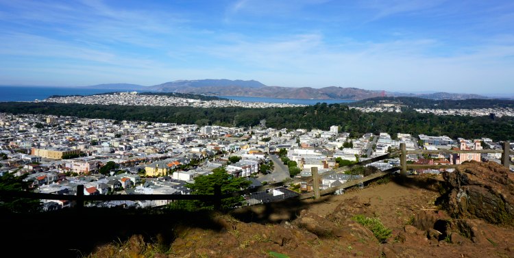 Views from Grandview Park in the Sunset