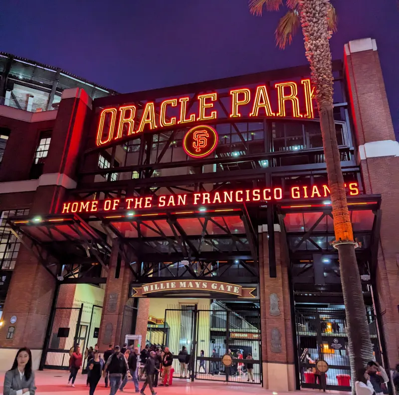 The Willie Mays Gate at Oracle Park The Willie Mays Gate at Oracle Park