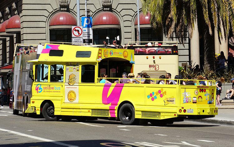 Yellow Bus in SF